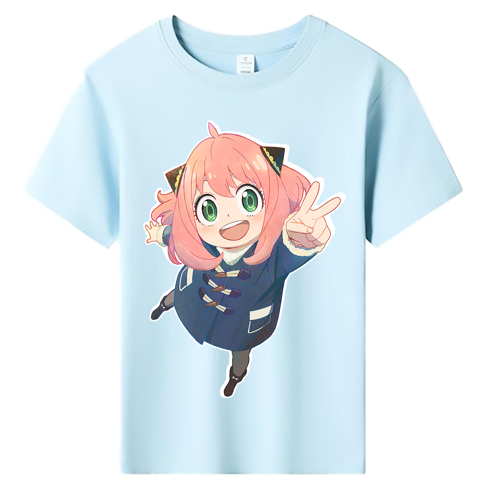 （画像用） SPY×FAMILY间谍家家酒 綿100％キッズTシャツ（フロントプリント）